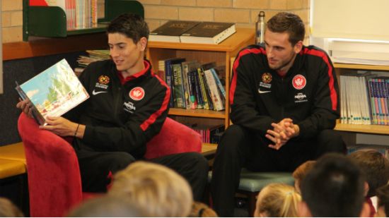 Wanderers and UWS Launch “Read with a Wanderer” Program