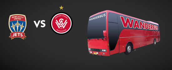 Join us on the Wanderbus for Newcastle away
