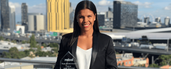 Jada Whyman becomes inaugural recipient of the Role Model Award