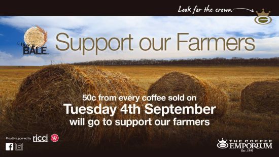 Wanderers to support The Coffee Emporum’s Buy a Bale appeal