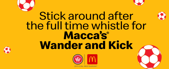 Macca’s Wander and Kick returns this Saturday