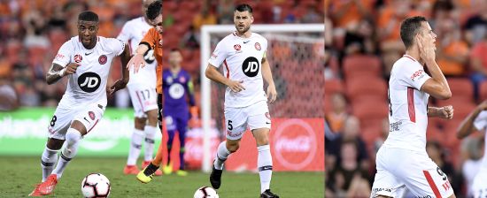 Three Wanderers named in Hyundai A-League Team of the Week: Round 21