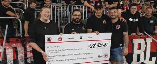 RBB and Wanderers family support Australian Red Cross