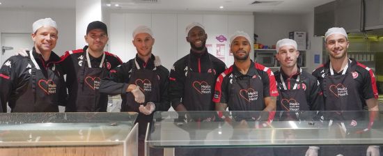 Wanderers give back with Meals from the Heart program