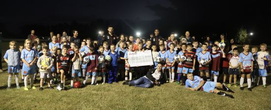 Wanderers and Mitsubishi Electric donate $5,000 to Lowlands Wanderers Soccer Club