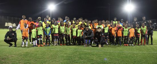 Ibini and Grozos give back to the Nexus Soccer Solutions Program