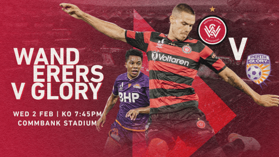 Wanderers to face Perth Glory in mid-week fixture
