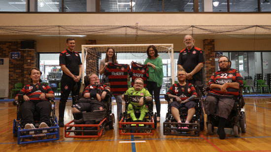 Reliant Healthcare named front-of-shirt partner for Wanderers Powerchair Team