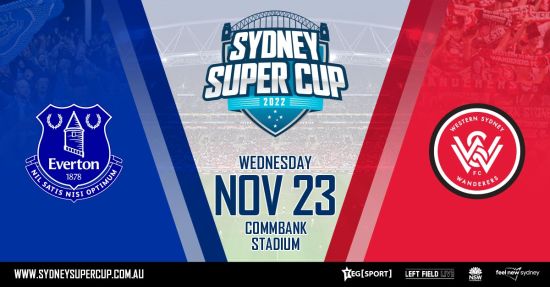Wanderers to face Everton in Sydney Super Cup